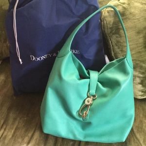 Dooney & Bourke Belvedere Logo Lock Shoulder Bag